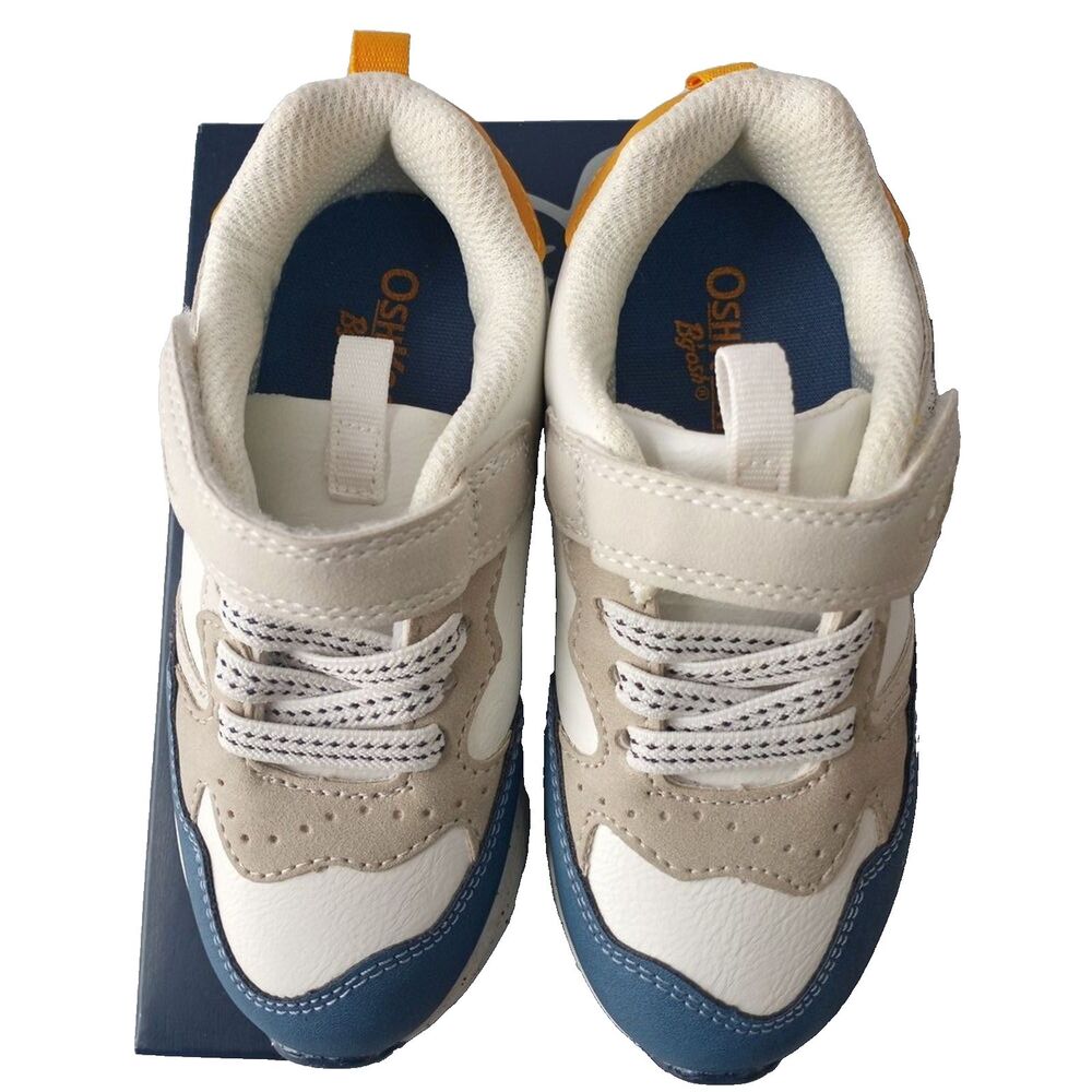 OshKosh B’gosh Toddler Casual Sneakers Blue White Size 10 - Picture 6 of 10